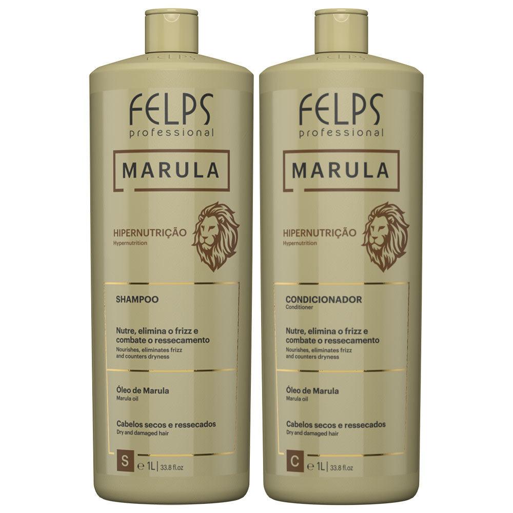 Felps, Kit Marula Hipernutricao, 2x1L-Felps - BUY BRAZIL STORE