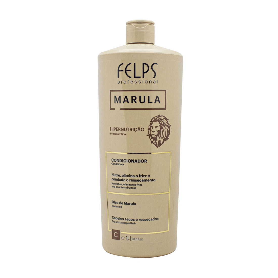 Felps Marula Hipernutricao, Restoring Conditioner For Hair 1L - BUY BRAZIL STORE