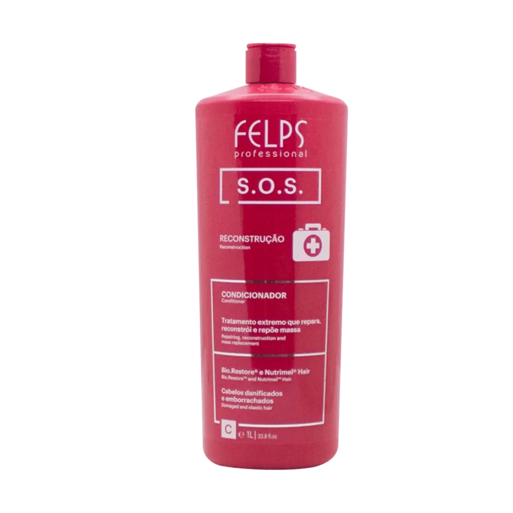 Felps Professional S.O.S. Reconstruction - Conditioner 1L | 33.8 oz - BUY BRAZIL STORE