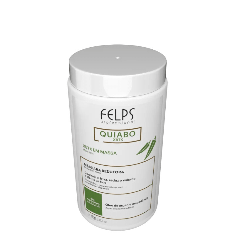 Felps Quiabo XBTX em Massa Hair Mask for Hair 1Kg 35.2 oz - BUY BRAZIL STORE