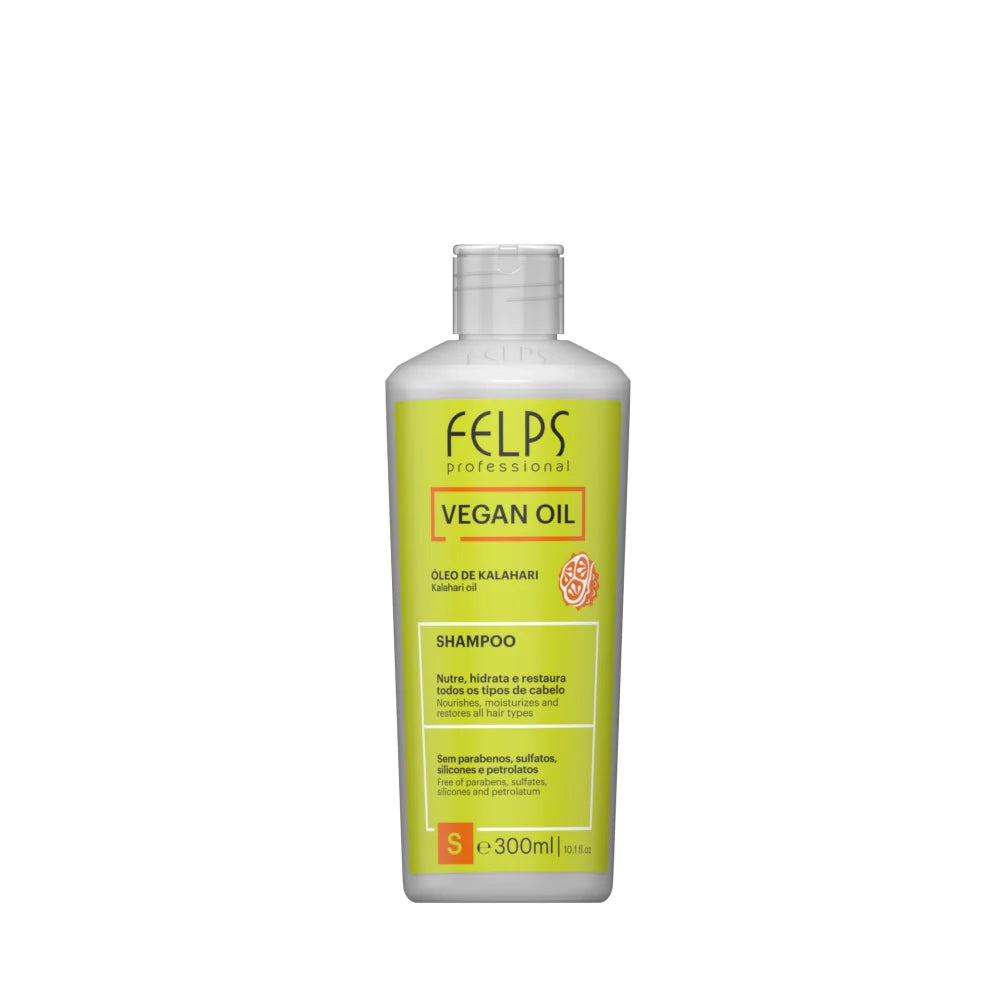 Felps, Vegan Oil Kalahari, Shampooing nettoyant en profondeur pour cheveux, 300 ml
