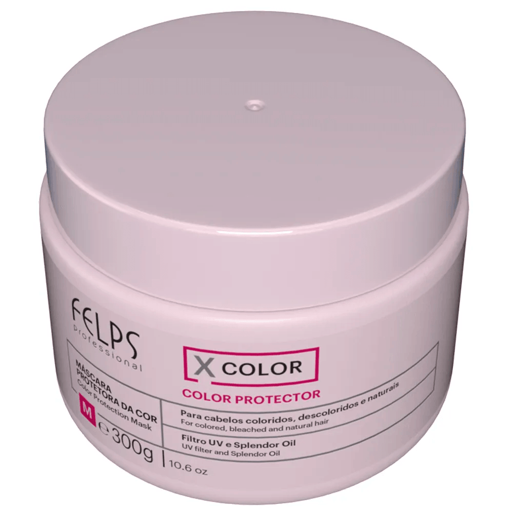 Felps X Color Protector Máscara Capilar - 300g 10.5 oz - BUY BRAZIL STORE-felps hair products
