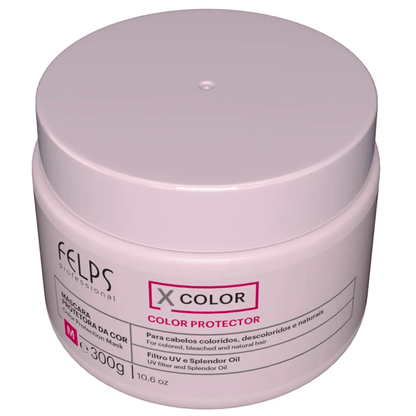 Felps X Color Protector Máscara Capilar - 300g 10.5 oz - BUY BRAZIL STORE-felps hair products
