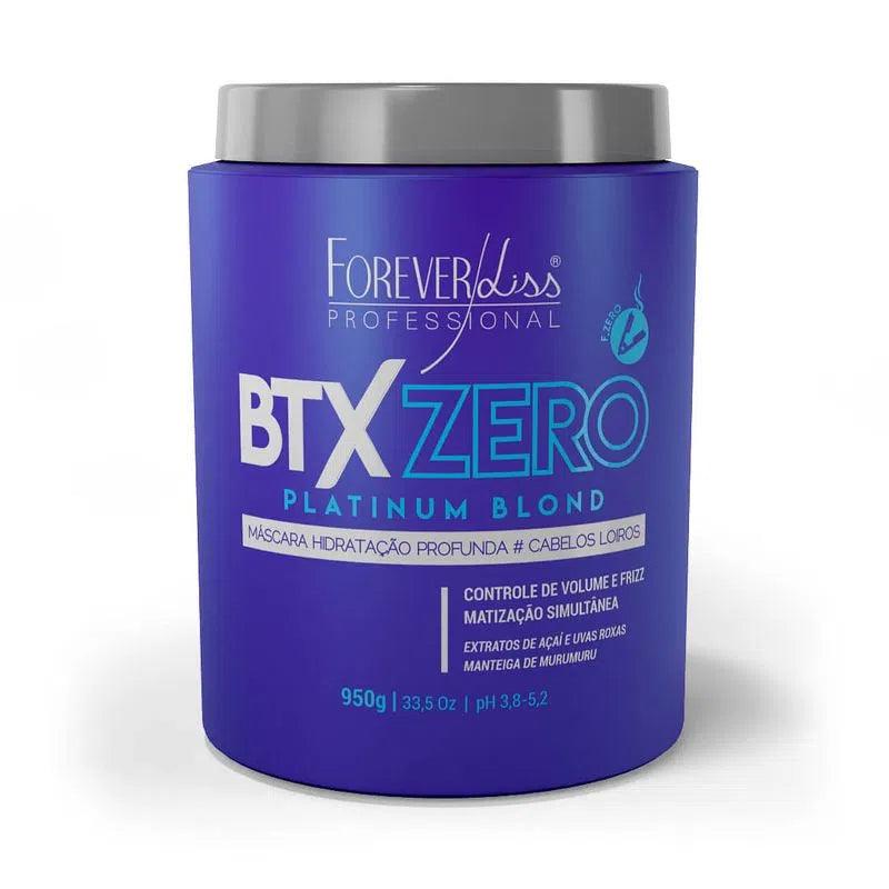 Forever Liss, BTX Zero Platinum Blond, Hair Mask For Hair, 950g - BUY BRAZIL STORE