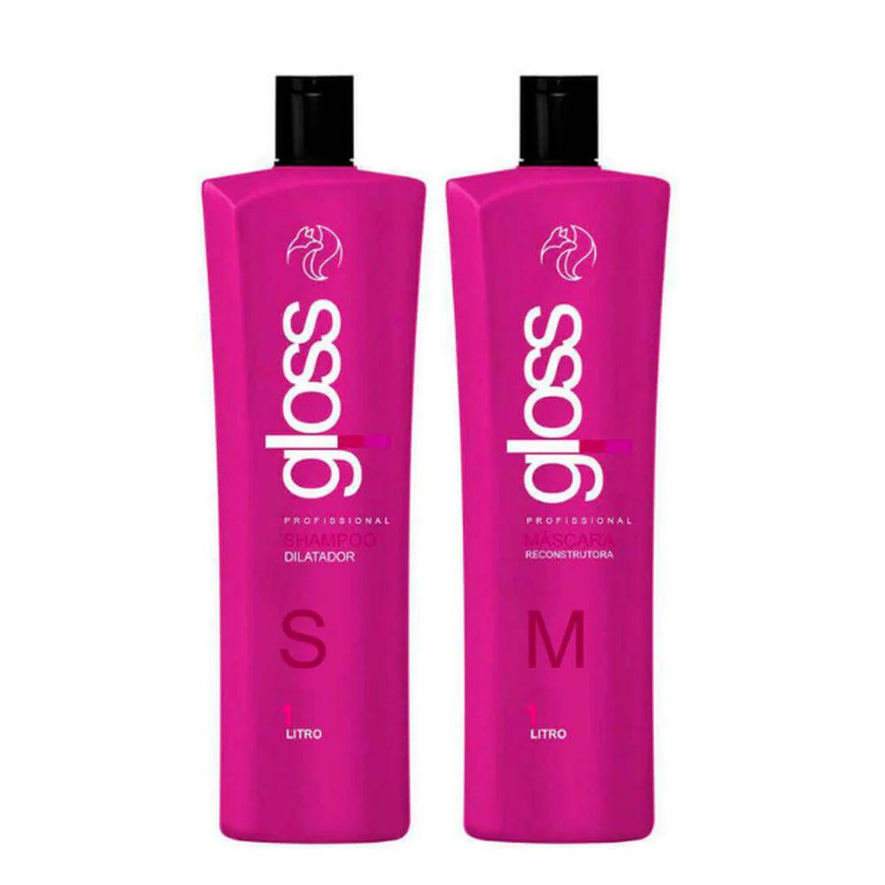 Fox Gloss Brazilian Keratin Treatment 2x1L 33.8 oz - BUY BRAZIL STORE