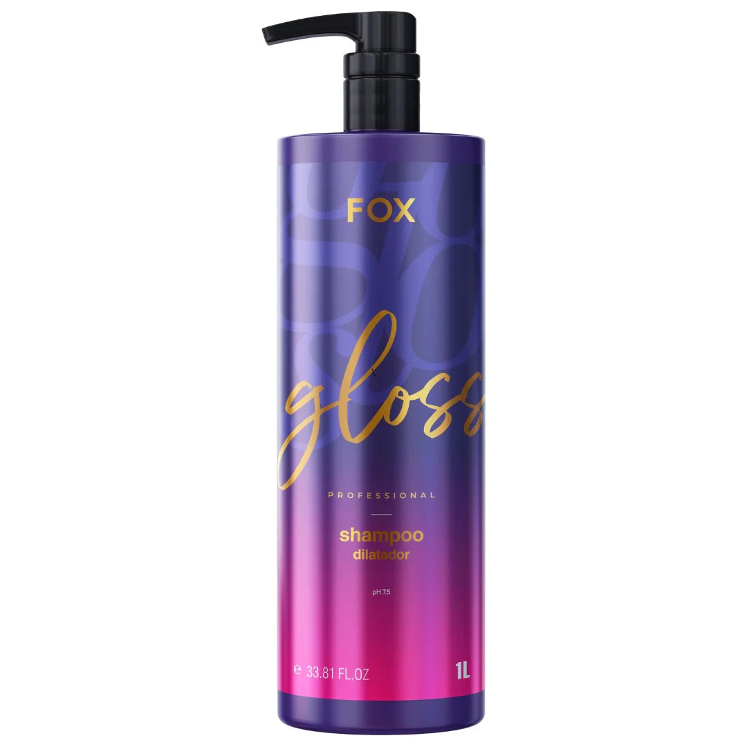 Fox, Gloss, Deep Cleansing Shampoo For Hair, 1L
