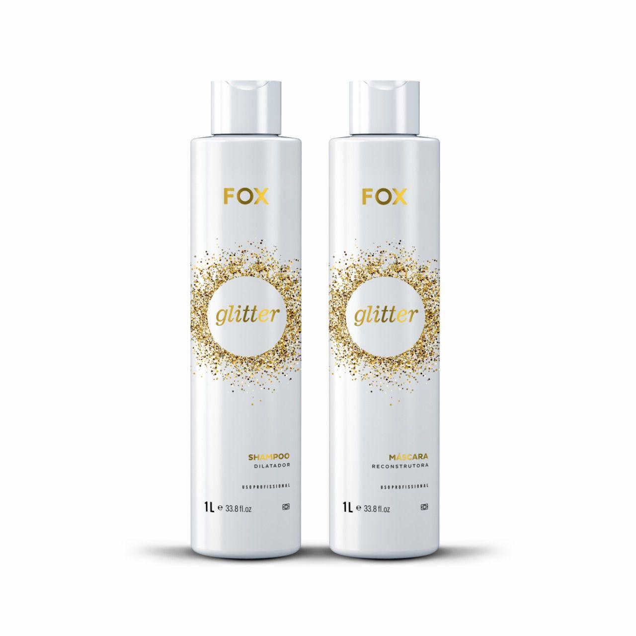 Fox, Kit Glitter Volume Reducer, 2x1L - BUY BRAZIL STORE-yamata