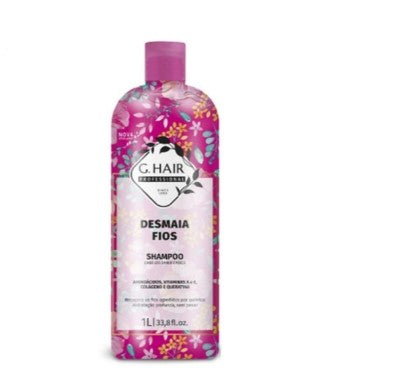 G Hair, Desmaia Fios, Deep Cleansing Shampoo For Hair, 1L