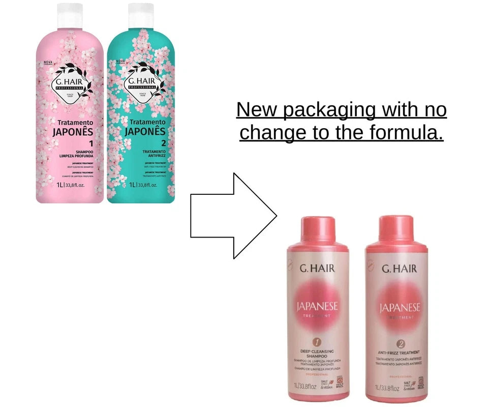 G Hair, Kit Tratamento Japonês, 2x1L