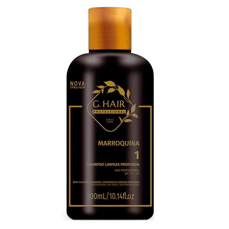 G Hair, Marroquina, Deep Cleansing Shampoo For Hair, 300ml