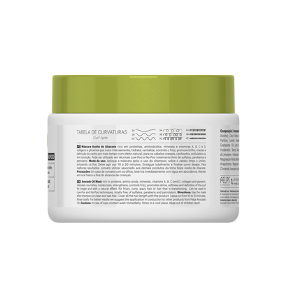 Felps, Cachos Azeite de Abacate, Hair Mask For Hair, 300gr