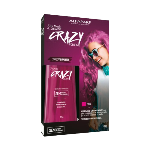 Alta Moda Creative Crazy Colors Hot Pink 120g