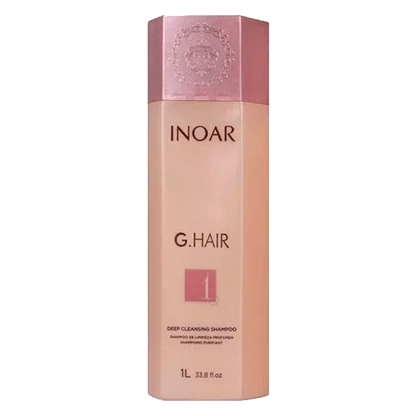 Inoar, G Hair, Deep Cleansing Shampoo For Hair, 1L - BUY BRAZIL STORE