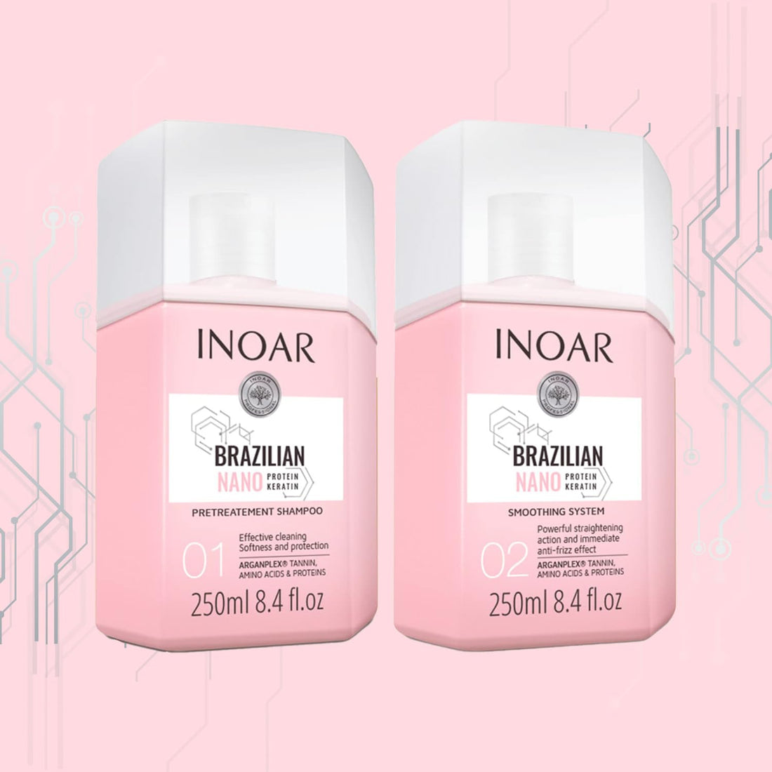 Inoar, Kit New Nano, 2x250ml