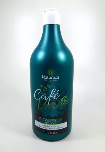 Natureza Cosmeticos Kit Escova de Cafe Verde Protéine Lissante, 2x 1L | 33,8 onces