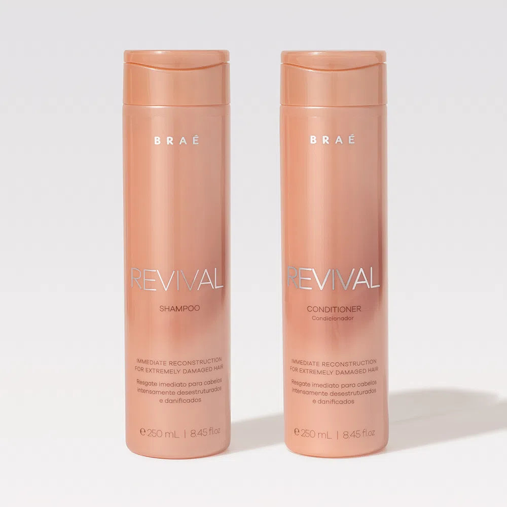 BRAÉ Revival Duo: Shampoo &amp; Conditioner for Cleansing and Restoring Unstructured Hair
