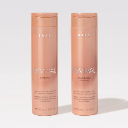 BRAÉ Revival Duo: Shampoo &amp; Conditioner for Cleansing and Restoring Unstructured Hair