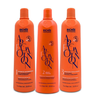 Kit Richée Progressive Argan and Ojon 3x1L/3x33.8 fl.oz - BUY BRAZIL STORE-buy brazil store richee
