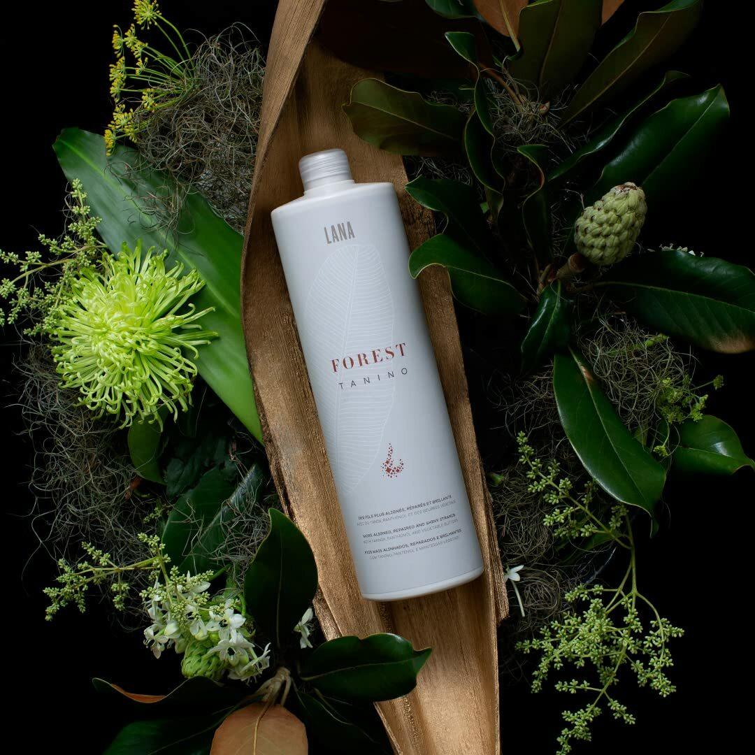 Lana Brasiles, Forest Tanino Smoothing Hair Treatment, All Hair Types, Smooth And Natural, 1000 ml / 33.8 fl.oz - BUY BRAZIL STORE