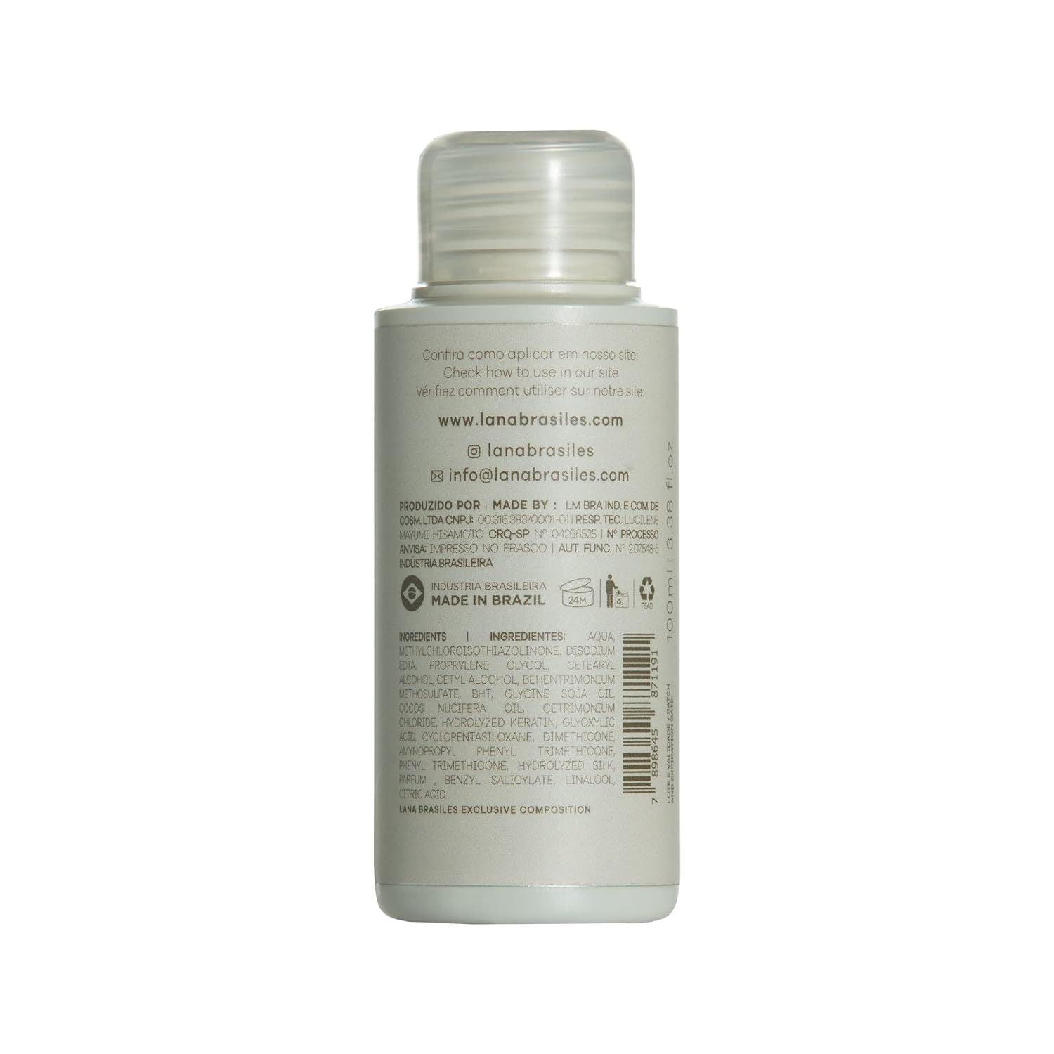 Lana Brasiles - Mini Forest Protein Smoothing Hair Treatment - All Hair Types -100 ml / 3.38 fl.oz. - BUY BRAZIL STORE