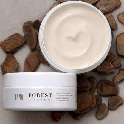 Lana Brasiles | Forest Tanino Repair Mask | Immediate Repair Of Damaged Hair | (200 gr / 7.05 oz.) - BUY BRAZIL STORE