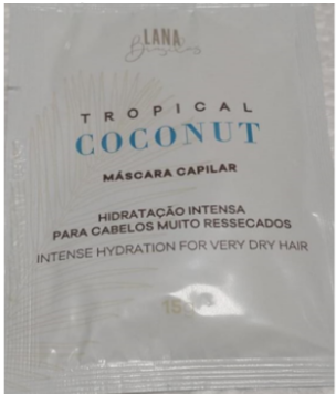 Lana Brasiles, Sache Coconut, Hair Mask For Hair, 15g-Lana Brasiles