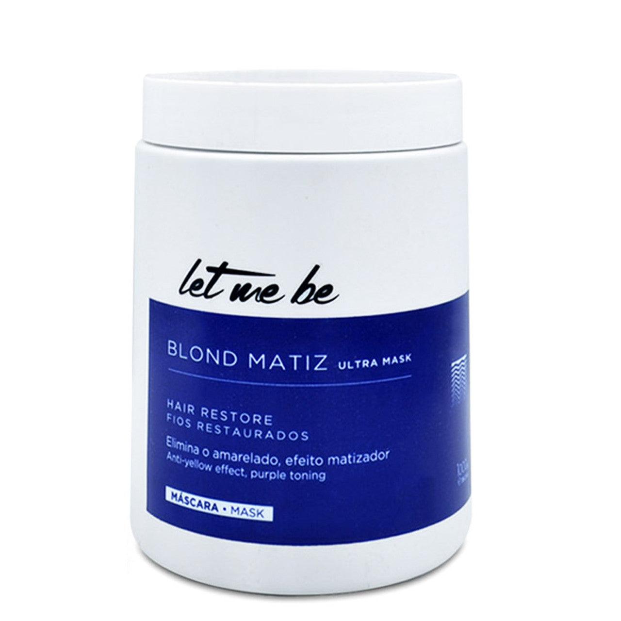 Let me be, Blond Matiz Ultra, Hair Mask For Hair, 500g - BUY BRAZIL STORE