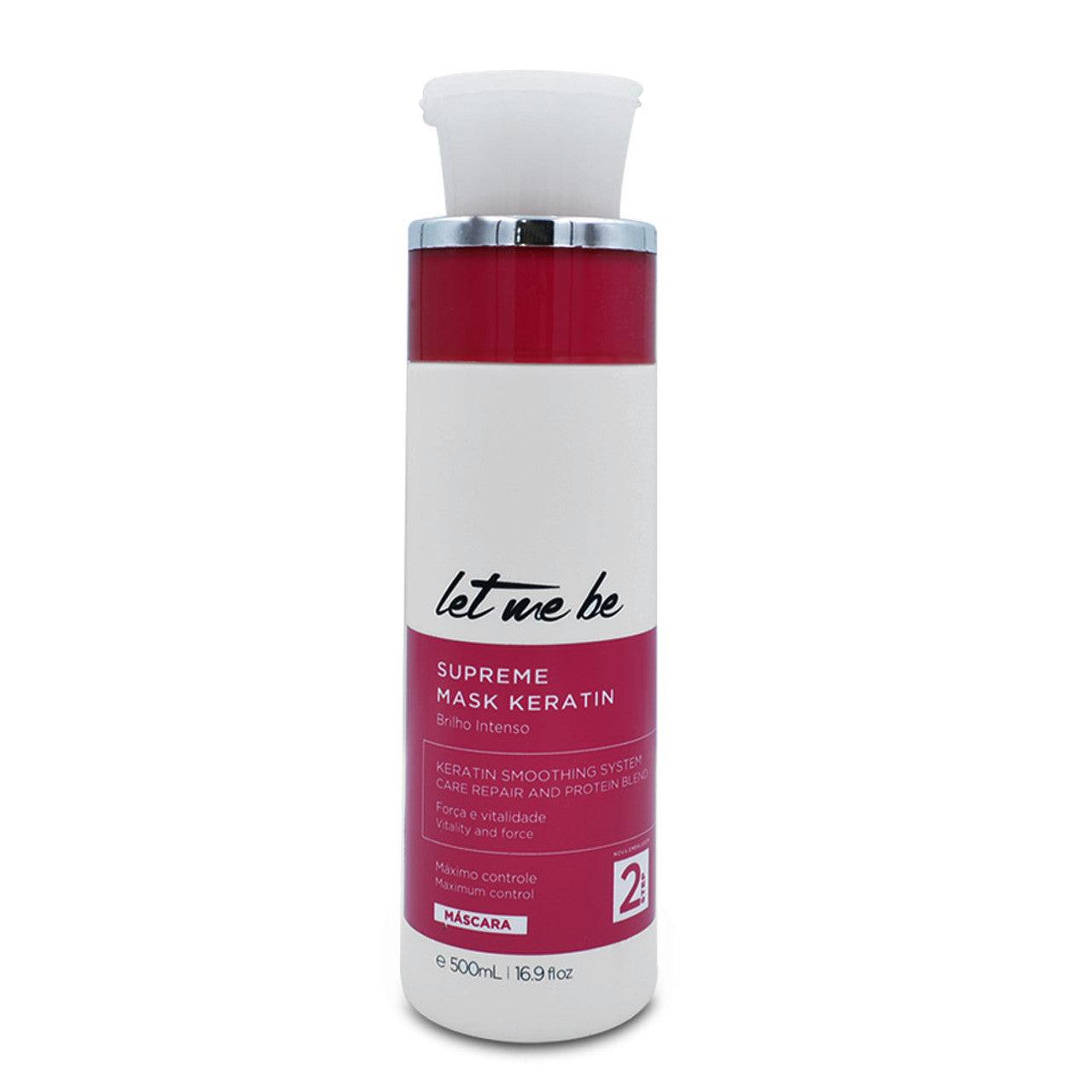 Let me be, Supreme Mask Keratin 2, Restoring Conditioner For Hair, 500ml - BUY BRAZIL STORE