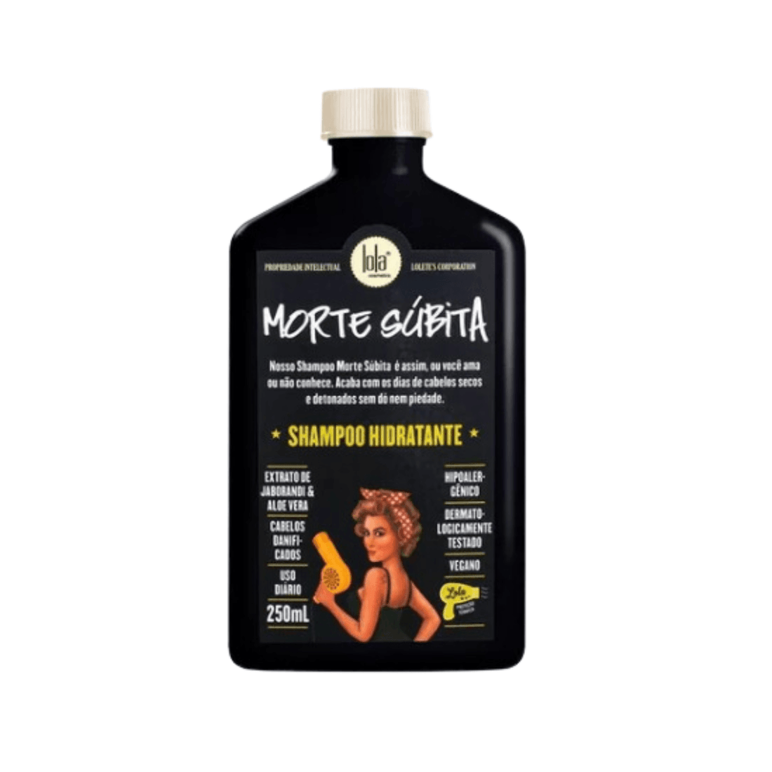 Lola Cosmetic Sudden Death Shampoo+ Sudden Death Conditioner 250 g + Sudden Death Moisturizing Mask 450 g - BUY BRAZIL STORE