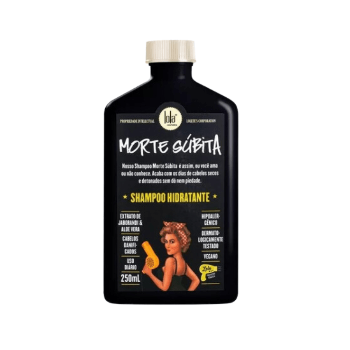 Lola Cosmetic Sudden Death Shampoo+ Sudden Death Conditioner 250 g + Sudden Death Moisturizing Mask 450 g - BUY BRAZIL STORE
