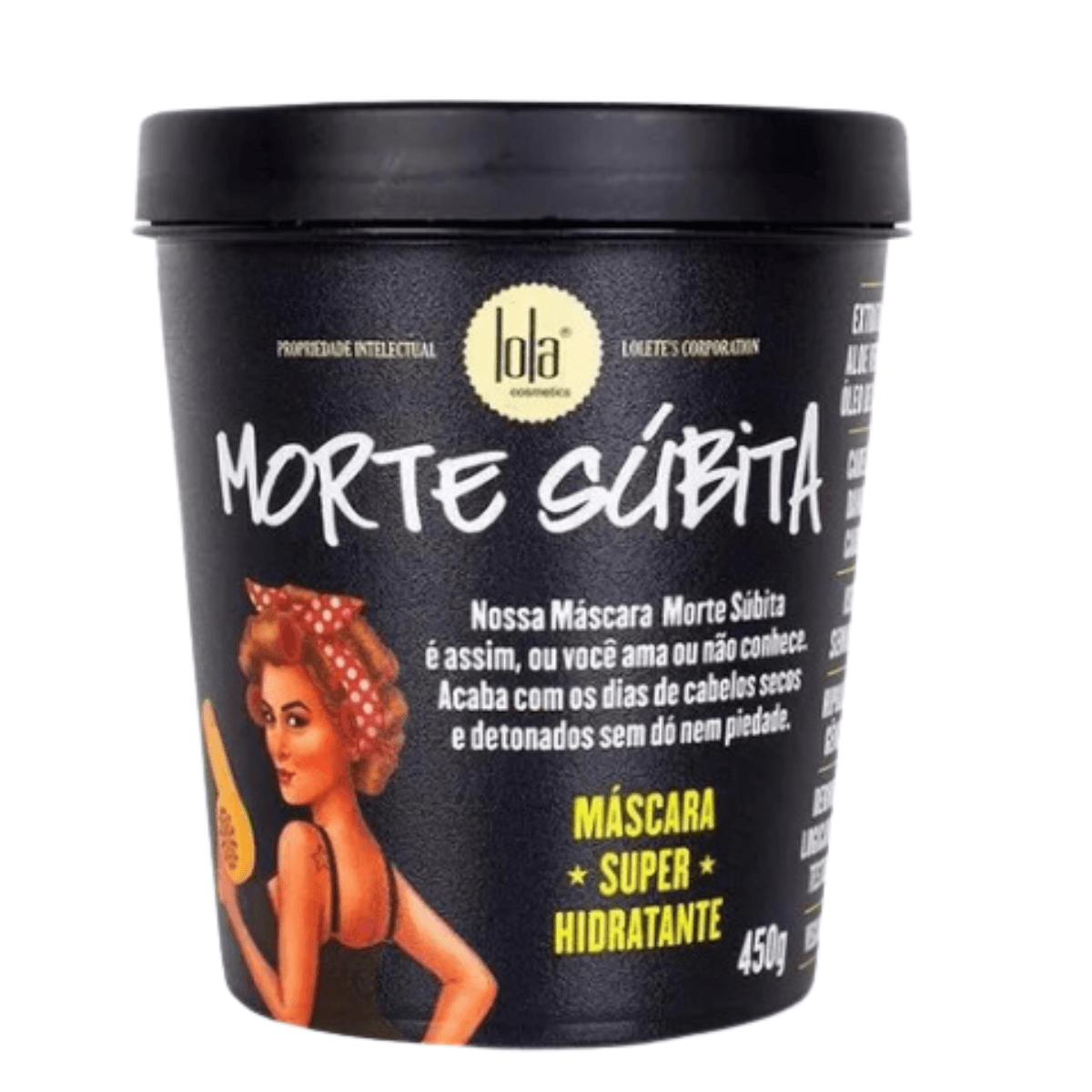 Lola Cosmetic Sudden Death Shampoo+ Sudden Death Conditioner 250 g + Sudden Death Moisturizing Mask 450 g - BUY BRAZIL STORE