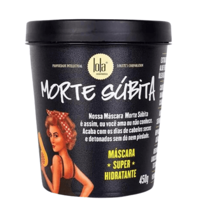 Lola Cosmetic Sudden Death Shampoo+ Sudden Death Conditioner 250 g + Sudden Death Moisturizing Mask 450 g - BUY BRAZIL STORE