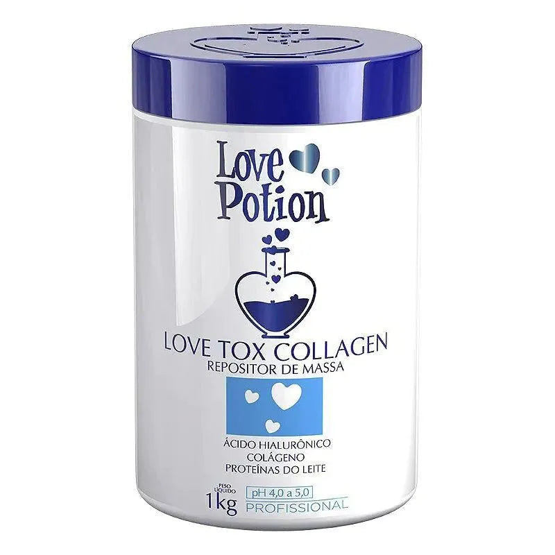 Love Potion, Love Tox Collagen, masque capillaire pour cheveux, 1 kg