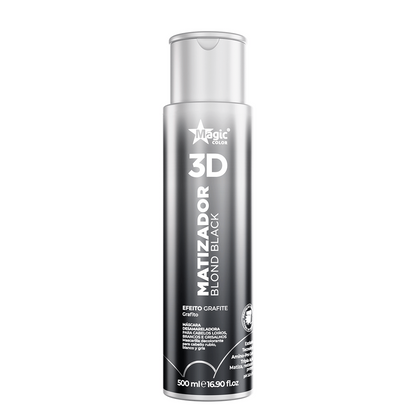 Magic Color, Gloss Matizador 3D Blond Black, Hair Mask For Hair, 500ml