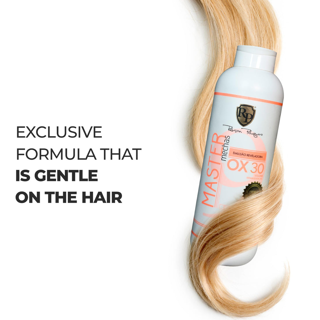 Robson Peluquero, Master mechas ox 30 volumes, Hair Dye For Hair, 900ml / 30.4 fl.oz