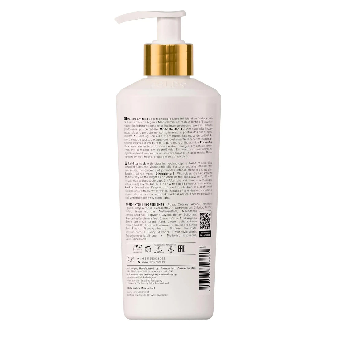 Felps, Quiabo, Restoring Conditioner For Hair, 300ml