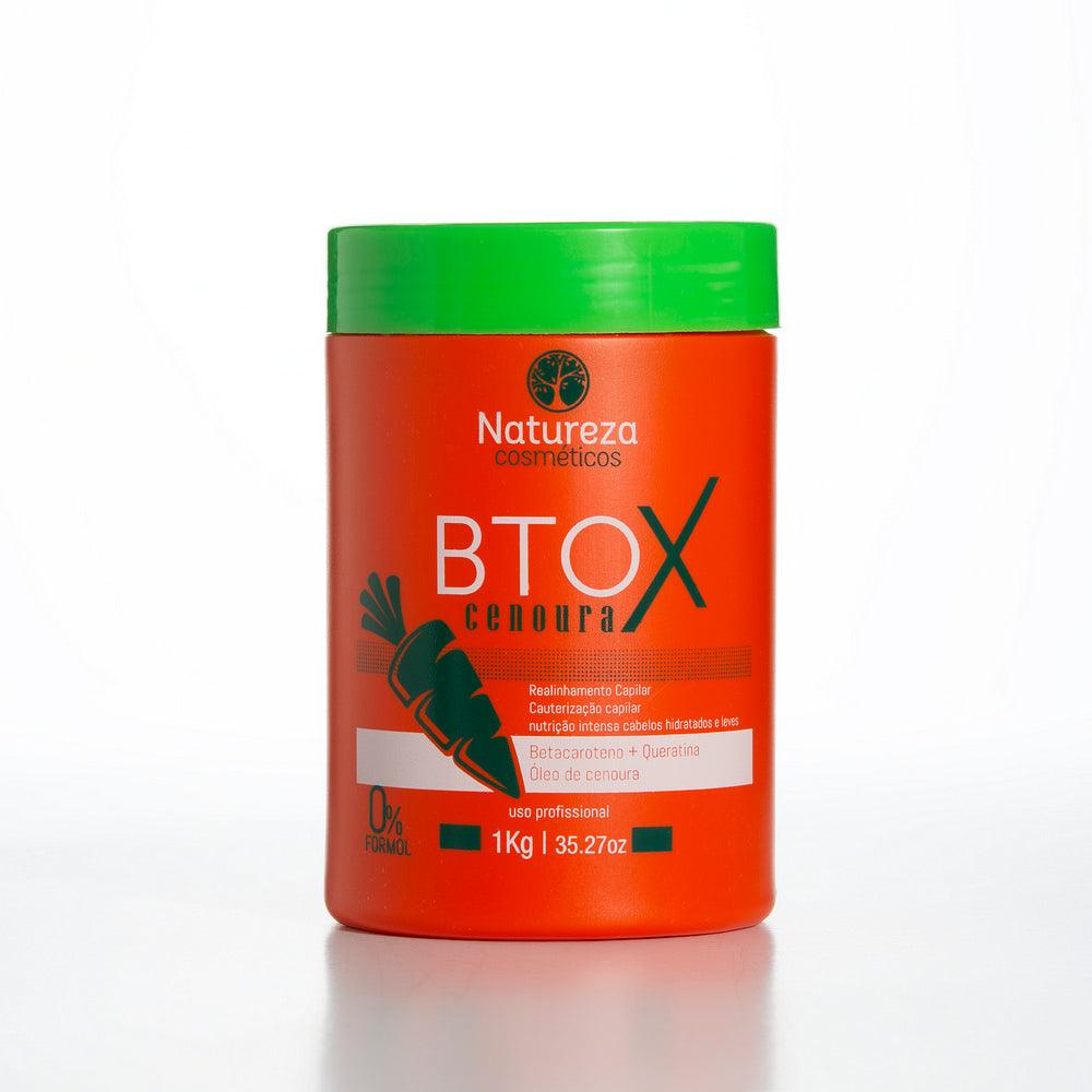 Natureza Cosmeticos, Btx Cenoura, Hair Mask For Hair, 1kg - BUY BRAZIL STORE