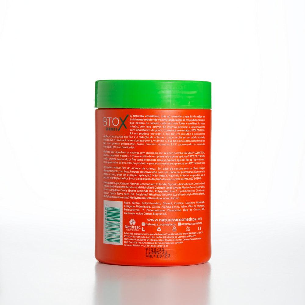 Natureza Cosmeticos, Btx Cenoura, Hair Mask For Hair, 1kg - BUY BRAZIL STORE