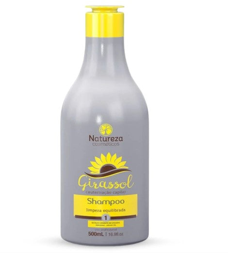 Natureza Cosmeticos, Girassol 1, Deep Cleansing Shampoo For Hair, 500ml