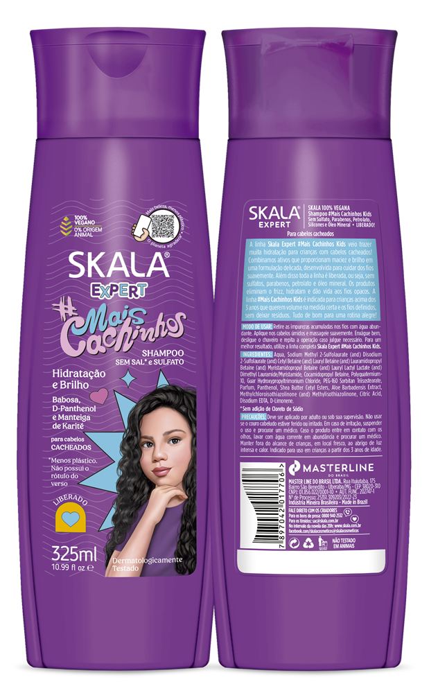 Skala, shampoo mais cachinhos ,Deep Cleansing Shampoo  ,325ml
