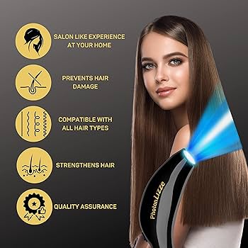 Photon Lizze Blue Light – Bivolt Hair Treatment Tool with Photon Shine Technology