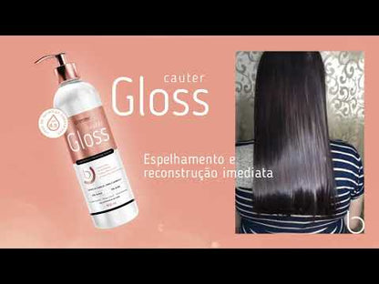 Borabella, Cauter Gloss Espelhamento E Selagem de Cuticulas, Hair Mask For Hair, 500ml