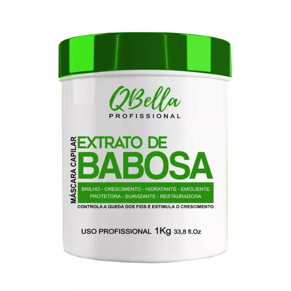 QBella, Extrato de Babosa, masque capillaire pour cheveux, 1Kg