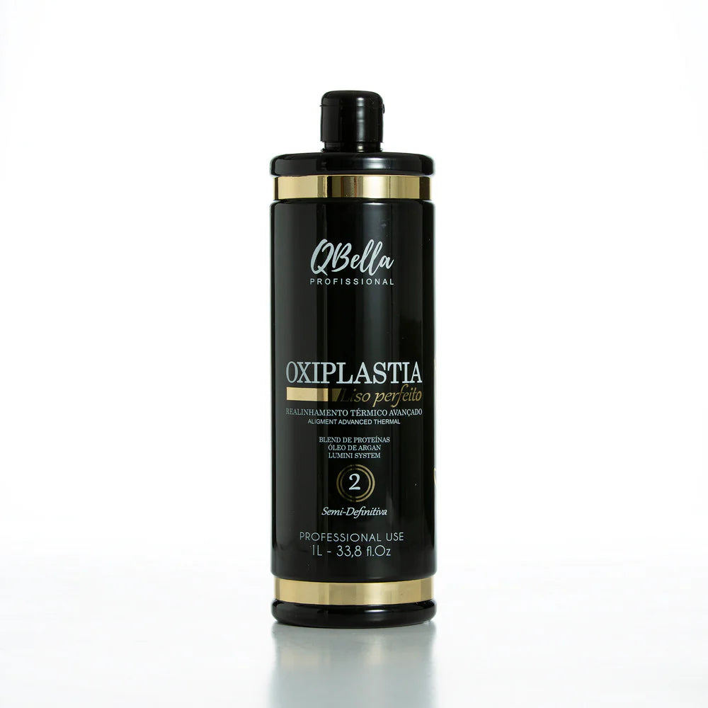 QBella Oxiplastia Liso perfeito Odbudowująca odżywka do włosów 2 1 l 33,8 oz
