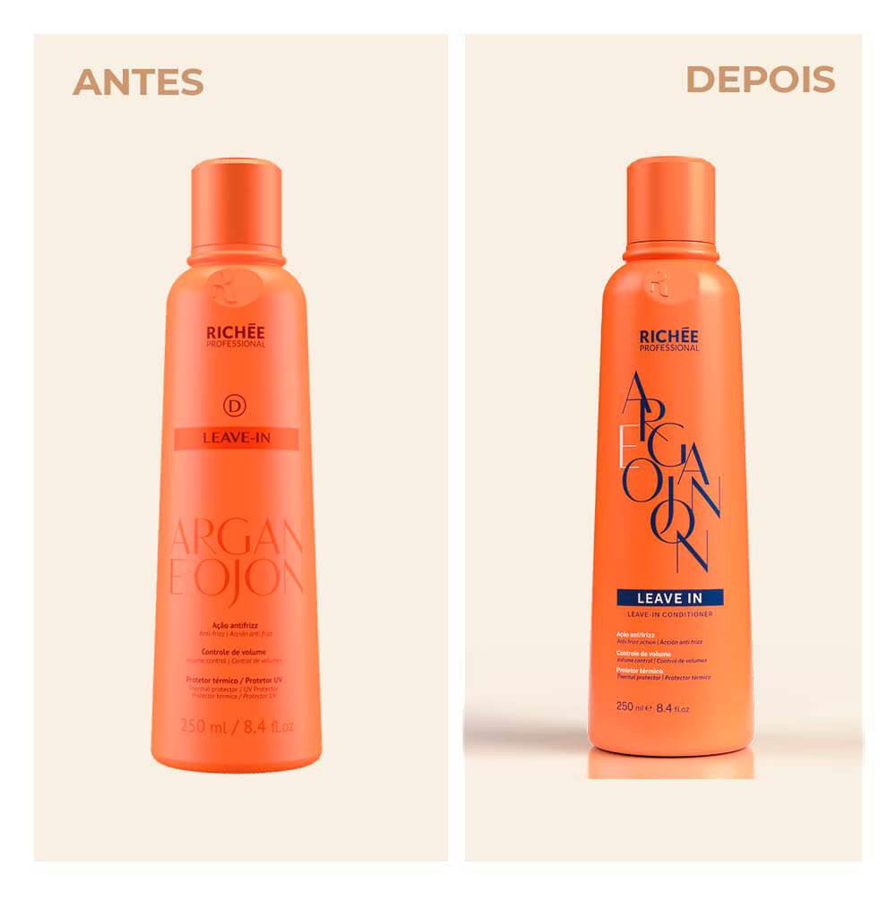 Richee, Argan and Ojon Ação antifrizz, Finishing For Hair, 250ml - BUY BRAZIL STORE