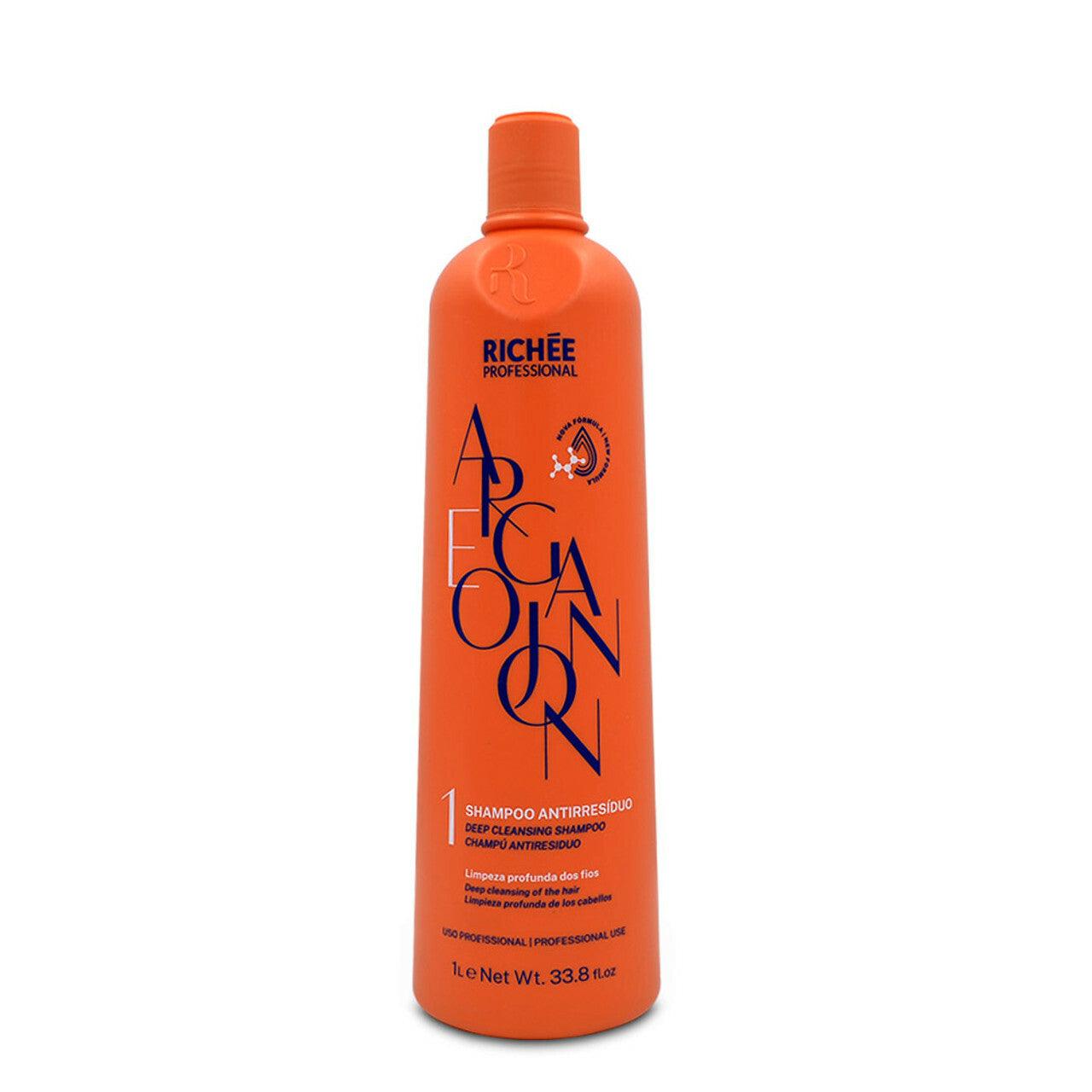 Richée, Argan and Ojon, Deep Cleansing Shampoo For Hair, 1L - BUY BRAZIL STORE