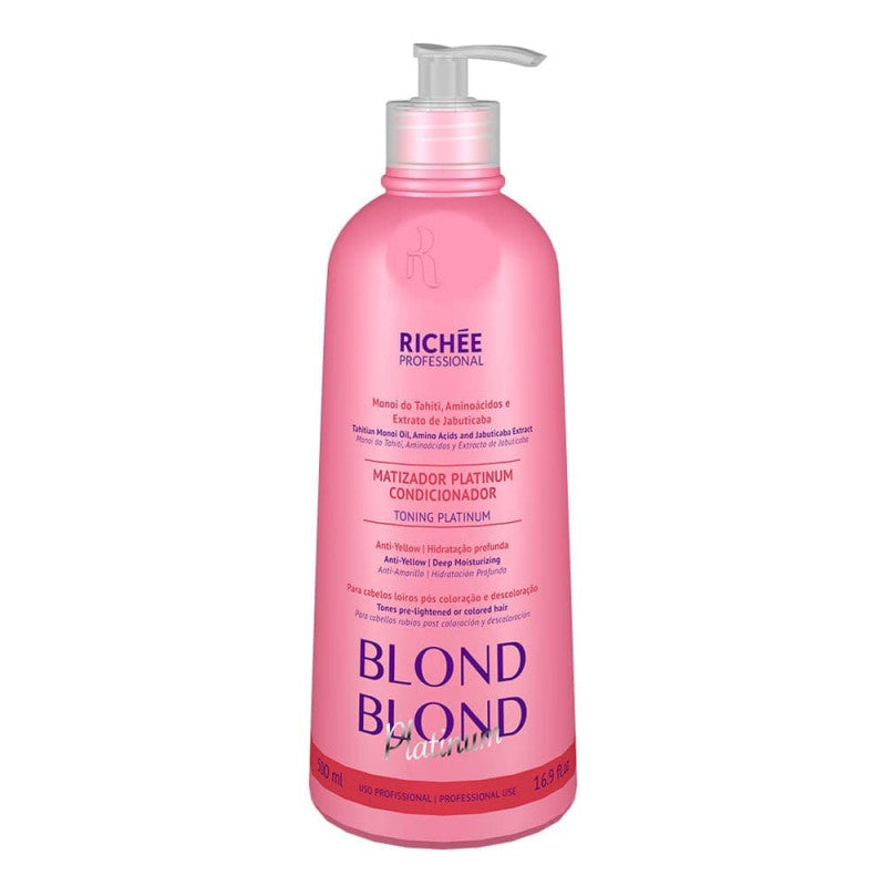 Richee, Blond Blond Platinum, Restoring Conditioner For Hair, 500ml