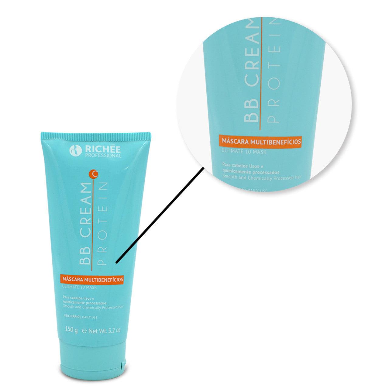 Richee, Kit Home Care BB Cream, 2x 250ml + 150g - BUY BRAZIL STORE
