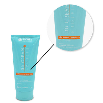 Richee, Kit Home Care BB Cream, 2x 250ml + 150g - BUY BRAZIL STORE