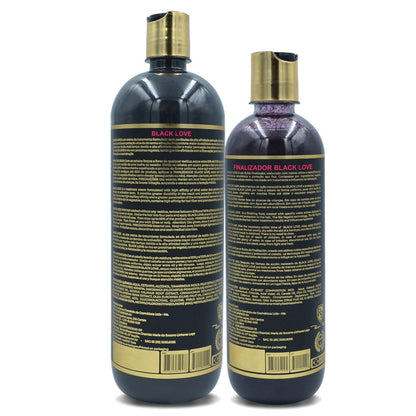 Robson Peluquero, Kit Blacklove Volume Reducer, 1x 1L + 1x 500ml - BUY BRAZIL STORE